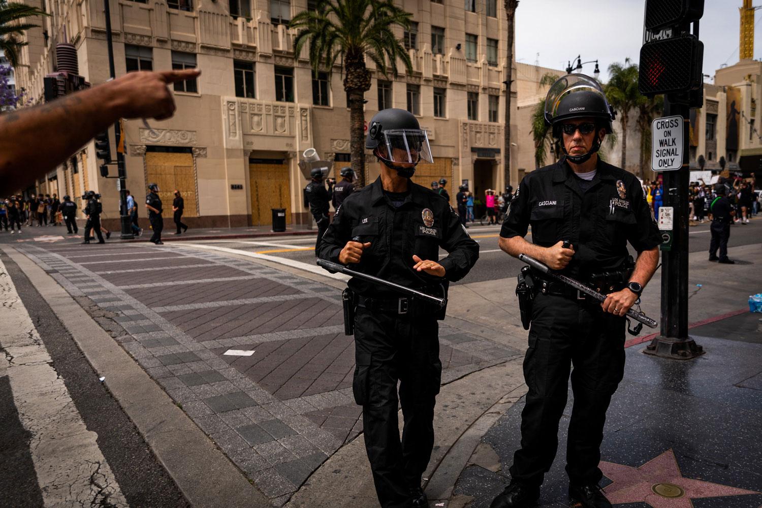 Civil unrest safety hero background